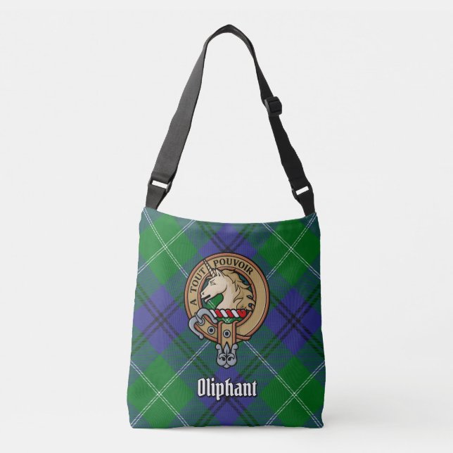 Clan Oliphant Tartan Tragetaschen Mit Langen Trägern (Vorderseite)