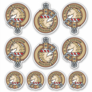 Clan Oliphant Wappen Sticker Set