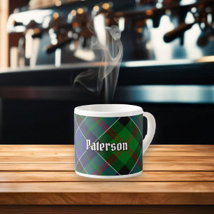Clan Paterson Tartan Espressotasse