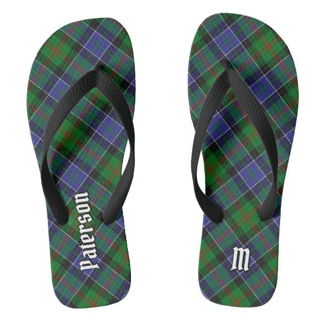 Clan Paterson Tartan Flip Flops (Fußbett)