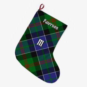 Clan Paterson Tartan Großer Weihnachtsstrumpf