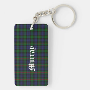 Clan personnalisé Murray Tartan Plaid Porte - clé