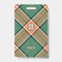 Clan Pollock Tartan Abzeichen