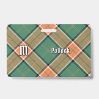 Clan Pollock Tartan Abzeichen