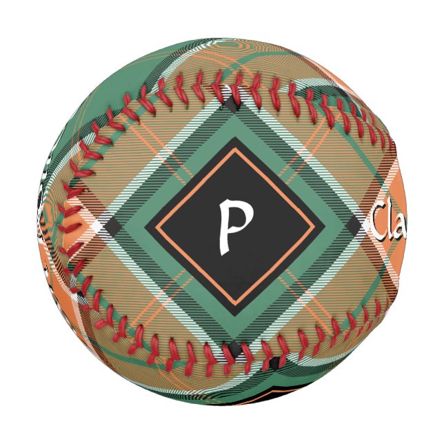 Clan Pollock Tartan Baseball (Vorderseite Links)