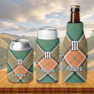 Clan Pollock Tartan Can Cooler Dosenkühler