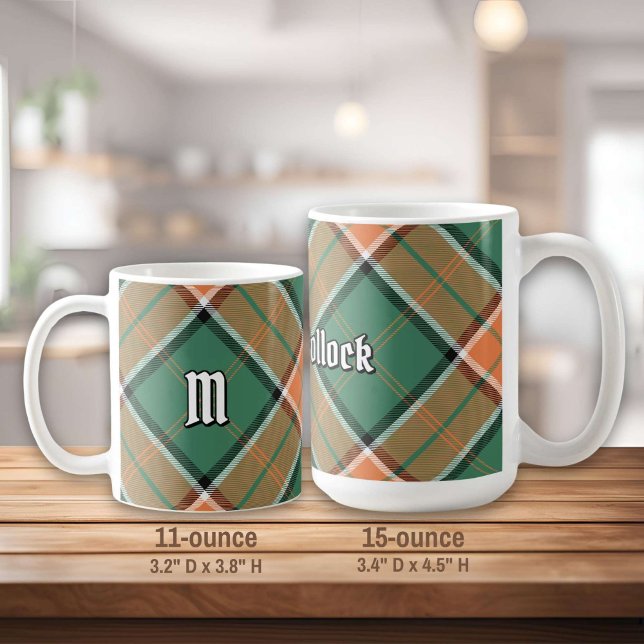 Clan Pollock Tartan Coffee Mug (Créateur téléchargé)