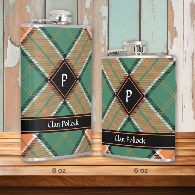Clan Pollock Tartan Flask Flachmann (Von Creator hochgeladen)