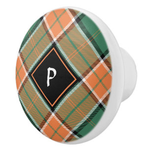 Clan Pollock Tartan Keramik Knob Keramikknauf