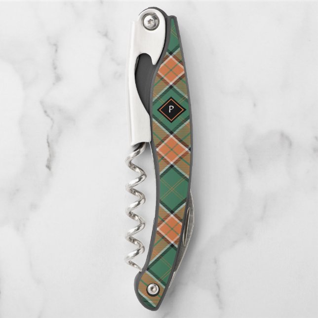 Clan Pollock Tartan Waiter's Corkschraube Kellnermesser (Vorderseite)