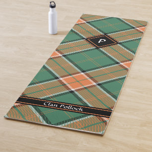Clan Pollock Tartan Yoga Mat Yogamatte