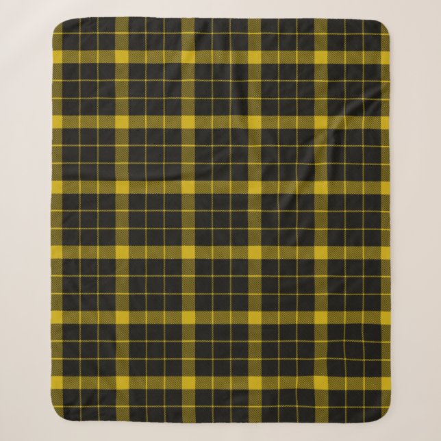 Clan Raeburn Tartan Kariert Sherpadecke (Vorderseite)