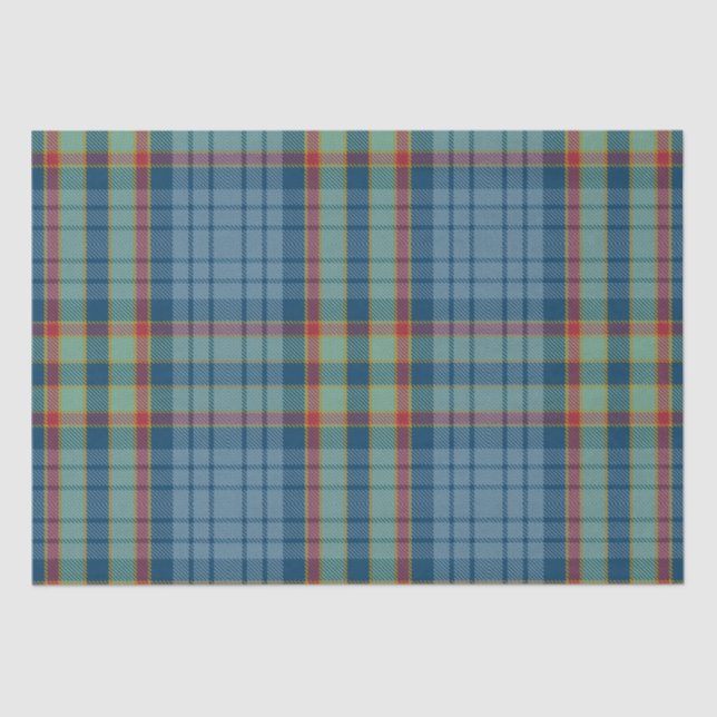 Clan Ralston Tartan Seidenpapier (Vorderseite)
