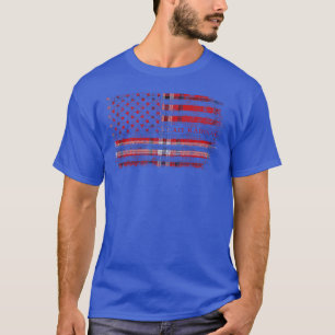Clan Ramsay Angus & Mearns Scottish tartan US fla T-Shirt