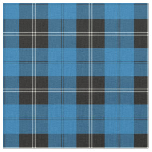 Clan Ramsay blauer JagdTartan Stoff