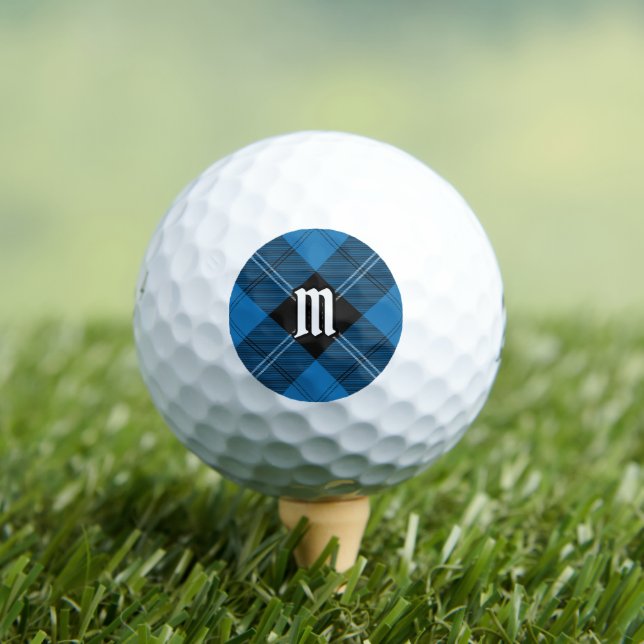 Clan Ramsay Blue Hunting Tartan Golfball (Insitu T-Shirt)