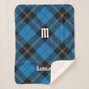 Clan Ramsay Blue Hunting Tartan Sherpadecke