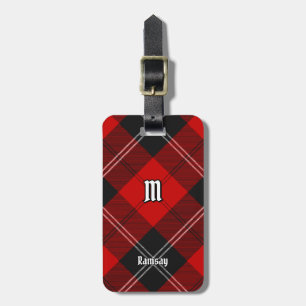 Clan Ramsay Red Tartan Gepäckanhänger