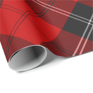 Clan Ramsay Red Tartan Geschenkpapier