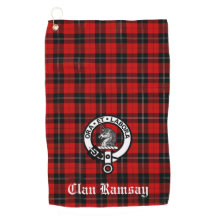 Clan Ramsay Wappen Abzeichen und Tartan individuel