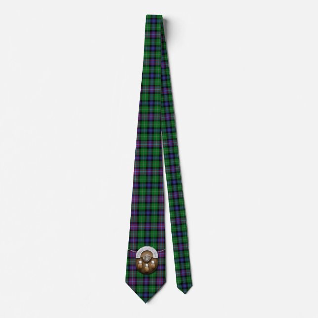 Clan Rankine Tartan Krawatte (Vorderseite)