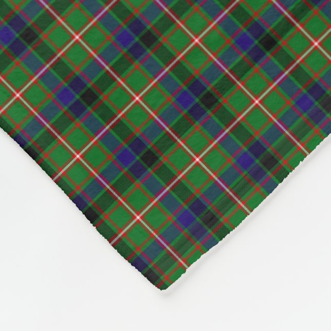 Clan-ReidTartan Fleecedecke (Ecke)