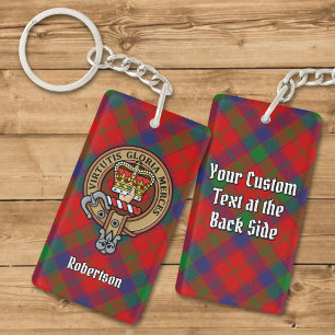 Clan Robertson Crest sur Tartan