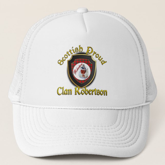 Clan Robertson Scottish Dynasty Cap Truckerkappe (Vorderseite)