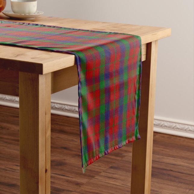 Clan Robertson Tartan Kariert Großer Tischläufer (Beispiel)