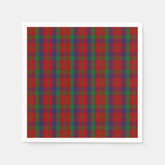 Clan Robertson Tartan Serviette (Vorderseite)