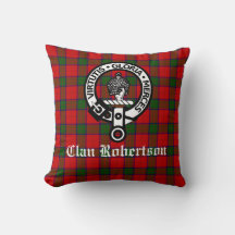 Clan Robertson Wappen Abzeichen und Tartan