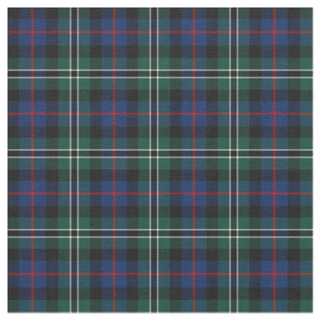 Clan Rose Jagd Tartan Stoff (Nahaufnahme)