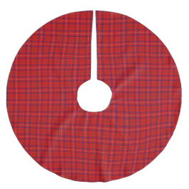 Clan Rose Tartan Kariert Polyester Weihnachtsbaumdecke