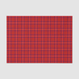 Clan Rose Tartan Kariert Seidenpapier