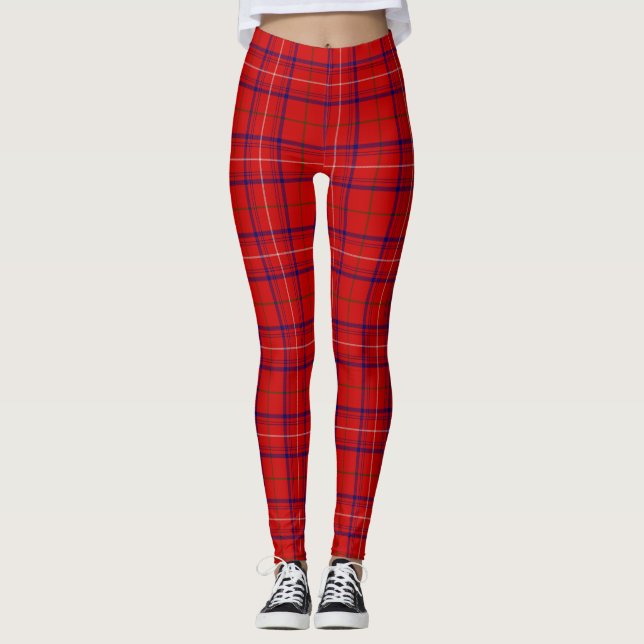 Clan Rose Tartan Leggings (Vorderseite)