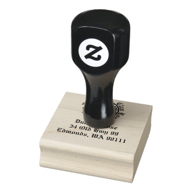 Clan Rose Wappen Abzeichen benutzerdefinierbar Gummistempel (Stempel)