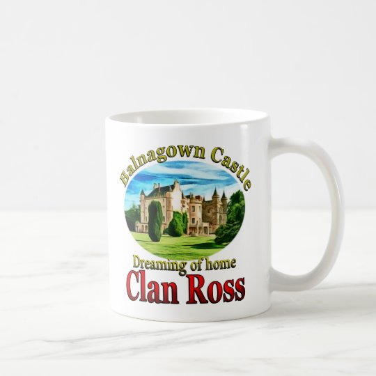 Clan Ross, der von Balnagown Schloss träumt Kaffeetasse