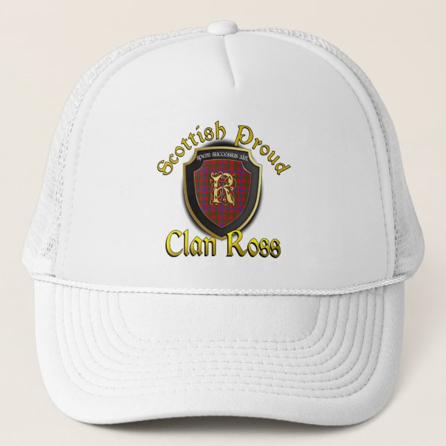 Clan Ross Scottish Dynasty Cap Truckerkappe (Vorderseite)