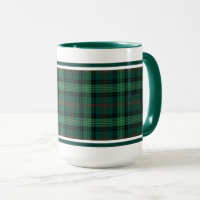Clan Ross Tartan Green Scottish Kariert