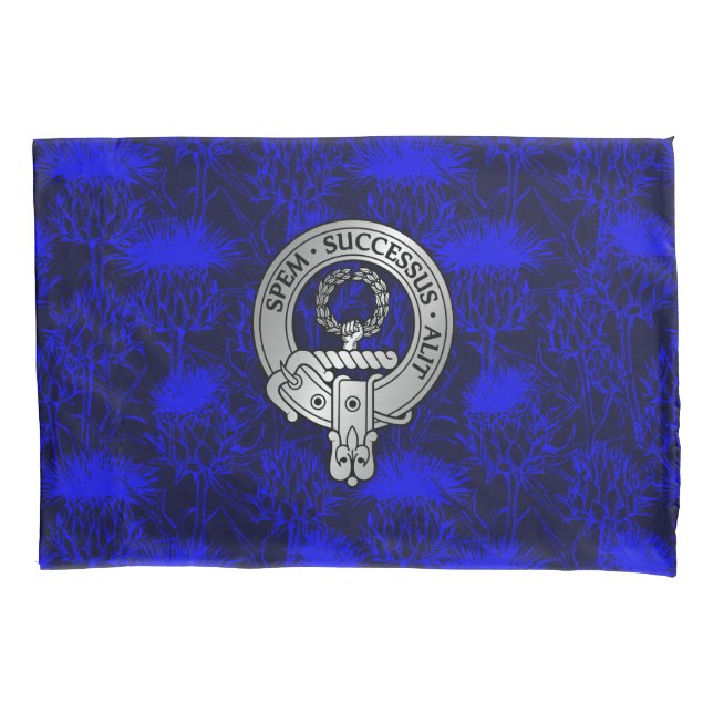 Clan Ross Wappen auf Thistle Kissenbezug (Vorderseite)