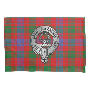 Clan Ross Wappen im Fall Tartan Pillow Kissenbezug