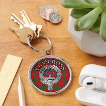 Clan Ross Wappen & Tartan Knot