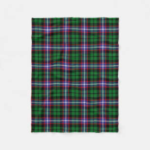 Clan Russell Tartan Kariert Fleecedecke
