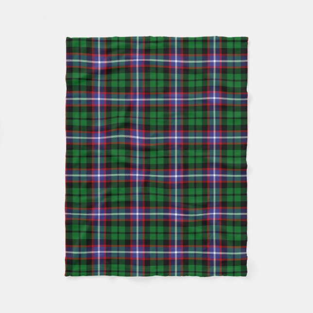 Clan Russell Tartan Kariert Fleecedecke (Vorderseite)
