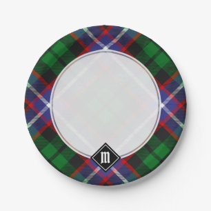 Clan Russell Tartan Pappteller