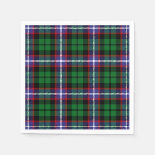 Clan Russell Tartan Serviette (Vorderseite)