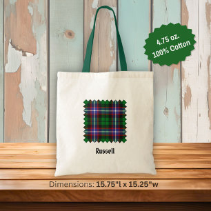 Clan Russell Tartan Tragetasche
