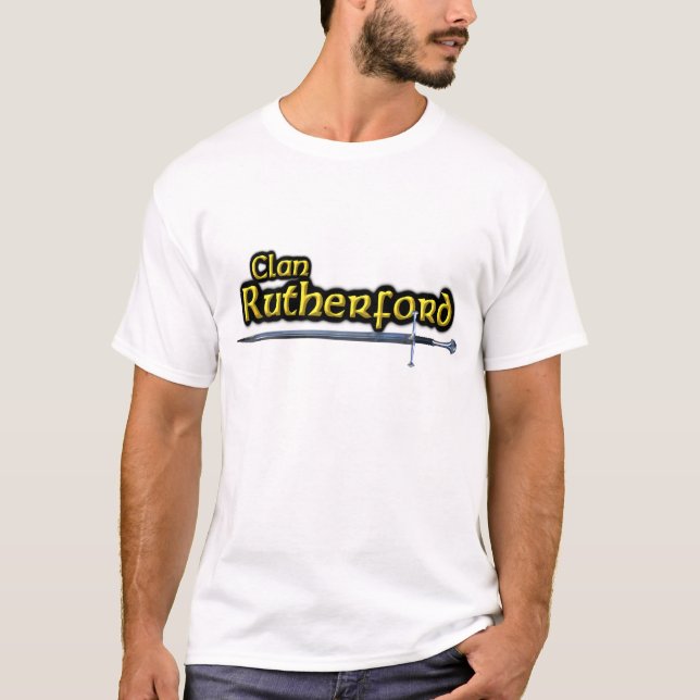 Clan Rutherford Inspiriert T-Shirt (Vorderseite)