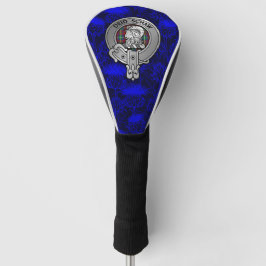 Clan Ruthven Wappen & Tartan auf Thistle Golf Headcover