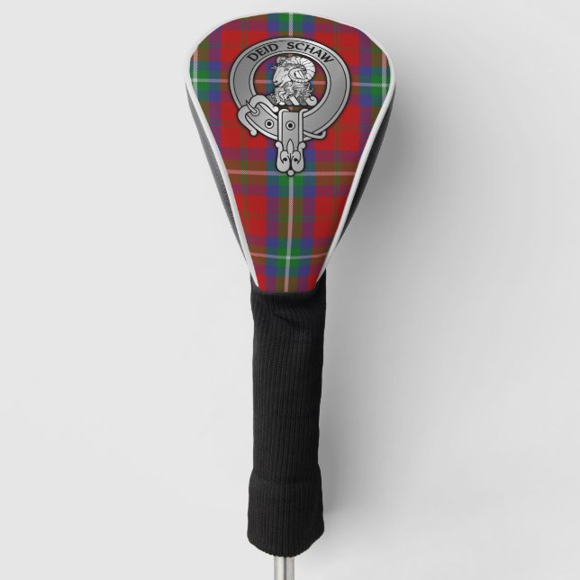 Clan Ruthven Wappen & Tartan Golf Headcover (Vorderseite)